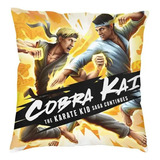 Cobra Kai Estampada Funda De Cojín Cuadrado De Algodón