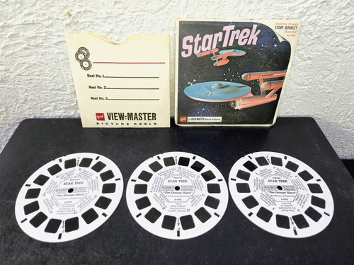 Discos Star Trek B499 Gaf Para View Master Set 3pack 1968 