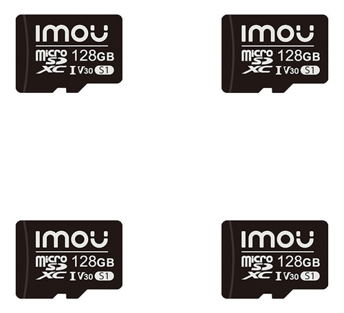 Pack X4 Tarjetas De Memoria Imou Microsd Sdhc S1 C10 128gb