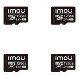 Pack X4 Tarjetas De Memoria Imou Microsd Sdhc S1 C10 128gb 