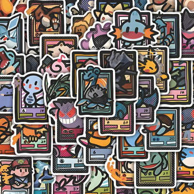100 Pegatinas De Cartas De Pokémon Pokémon Pet Elf Pokémon C | Envío gratis