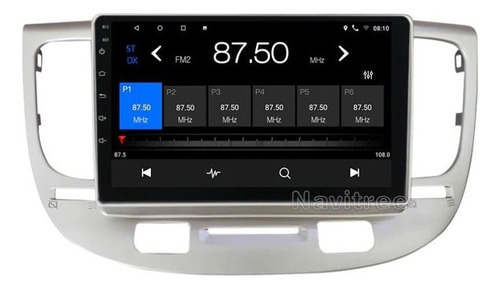 Radio Kia Rio 2005-11 9puLG 2+32gi Ips Android Auto Carplay