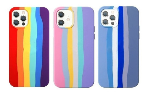 Funda Case Protectora Arcoiris Generica Compatible iPhone