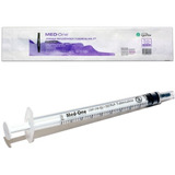 Jeringa Descartable Tuberculina Insulina 1ml X 100 U.