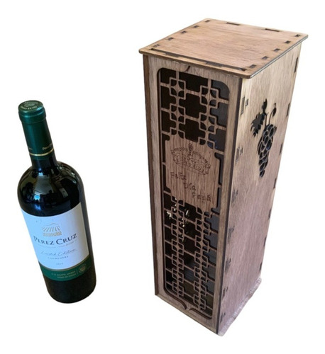 Caja De Madera Para Botella De Vino O Licores.