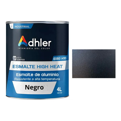 Negro Alta Temperatura Adhler 4 Lts | Envío gratis