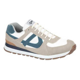 Tenis Casual Urbano Retro 0733 Blanco Hombre Original