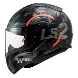 Casco Moto Integral Ls2 Ff 353 Rapid Circle Color Negro Tamaño Del Casco L