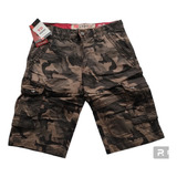 Bermuda Cargo Camufladas Gabardina Yd Importadas T: 40 Al 50