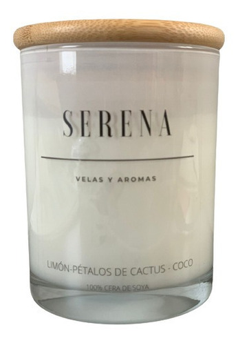 Vela Aromatica 100%, Organica Cera De Soya ,mecha De Madera.