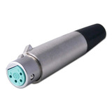 Switchcraft A4f 4-pin Xlr Hembra Cable, Monte El Conector,