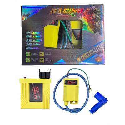 Kit Bobina Cable Iluminado Con Cdi Racing Ajustable Ft180 Dc