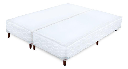 Box Sommier Orthocrin Branco Pm13 Queen Bipartido 158x198x24