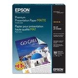 Papel Epson Premium Presentación Mate Double-sided Carta 50h