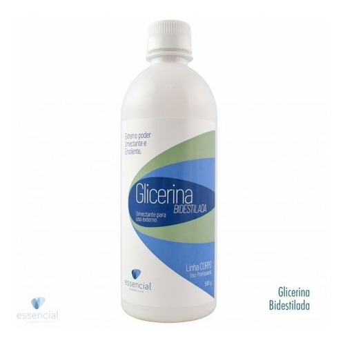 Glicerina Bidestilada Essencial 500ml