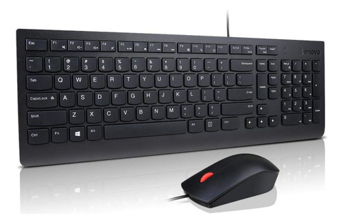 Teclado +mouse Lenovo Con Cable/negro