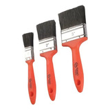 Set 3 Brochas Profesional Plana 1'' - 2'' Y 3'' Smart Tools