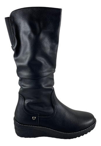 Bota Via Uno Negro Chiporro Numero 35 Al 40 Liquidacion