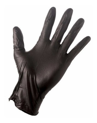 Guantes De Nitrilo Negro 100 U Talla L Caja