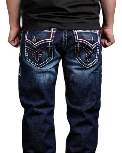 Pantalon  Estilo Rock Revival Hombre