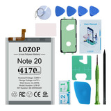 Lozop Kit De Repuesto De Batería Para Samsung Galaxy Note 20