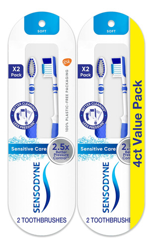 Cepillo De Dientes Suave Sensodyne Sensitive Care, Cepillo D