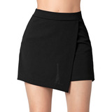 Falda Short Mujer Moda Negro Stfashion 79305018