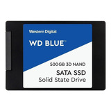 Ssd Interno Western Digital Blue 500gb Sata 2.5in Color Azul