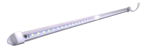 3 Pz Tubo Led Integrado 9w 60cm Listo Para Conectar A 120v Color Mica Transparente Luz Fria 6500k