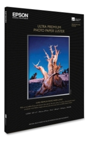 Papel Foto Premium Epson Luster Tamaño Carta 50hjs 240g