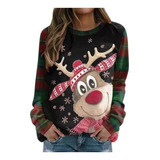 Suéter De Punto New Christmas Elk 2022