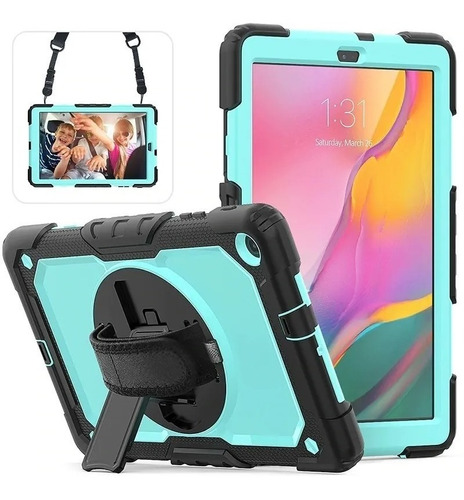 Funda + Correa Uso Rudo Protector Para iPad Air 2 A1566 A156