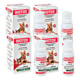 4 Und Biotox Banho Em Cães Amitraz 20ml Carrapatos E Pulgas