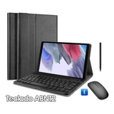 Case Teclado Abnt2 Mouse Para Galaxy Tab A7 Lite T200 T225