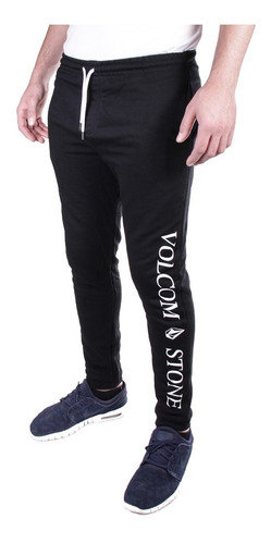 Pantalon Volcom Jogger Joggin Script Hombre Friza Algodón