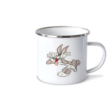 Taza Pocillo Bugs Bunny Y Pato Lucas De Peltre (10oz=300ml)