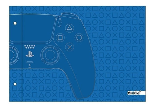Carpeta Cordon Mooving Nro 5 - Playstation 2023 Color Azul
