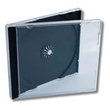 Estuches Cd Jewel Box Negro Caja Standard 10 Piezas