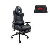 Silla Gamer Gaming Negra Reclinable Giratoria Oficina Promo!