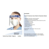 10 Caretas Protect Face Shield Original Incluye 6 Cubrebocas