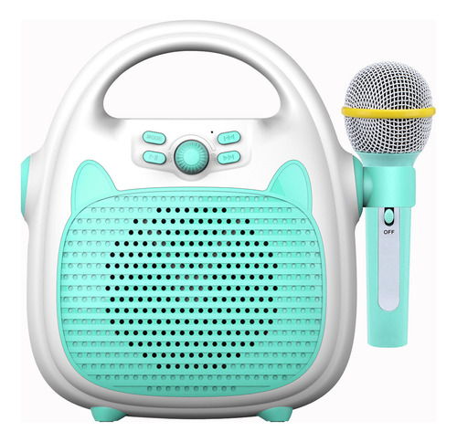 Amplificador Para Karaoke Recargable Para Niñas Con Micrófon