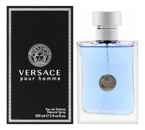 Versace Pour Homme Eau De Toilette Natural Spray 3.4 Fl Oz