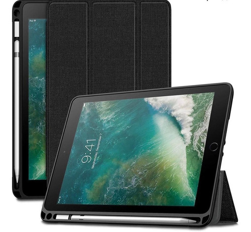 Forro Smart Case Soporte Lapiz Y Vidrio Para iPad Mini 6