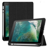 Forro Smart Case Soporte Lapiz Y Vidrio Para iPad 9.7 