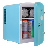 Mini Refrigerador Portatil Retro Refrigerador Compacto 4 L P