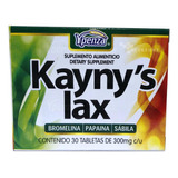 Enzimas Digestivas Kayny's Lax 30 Tabletas Sabor Sin Sabor