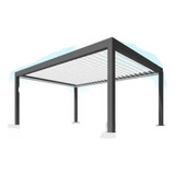 Pergola Gazebo  Cochera 4 X 4 Metros  Lista  Para Armar !!