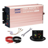 Inversor De Onda Sinusoidal Pura Xwjne 2000w 12v A 120v Con 