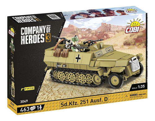 Cobi 3049 Company Of Heroes Sdkfz 251 Tanque Bloques Guerra