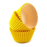 Capacillos Amarillo N°5 Para Cupcakes 100 Pzas
